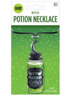 Image of Witch Green Magic Potion Halloween Necklace