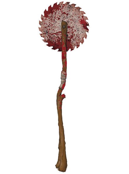 Image of Blood Splattered Circular Saw Halloween Costume Weapon - Main Image