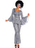 Womens Silver Disco 70s Costume - Main Image