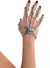 Image of Skeleton Hand Bracelet with Rings