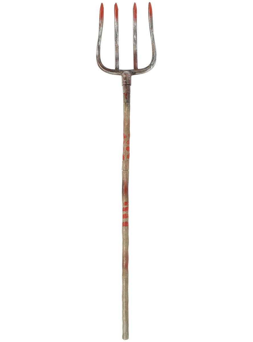 Image of Bloody Pitchfork Halloween Costume Weapon - Main Image