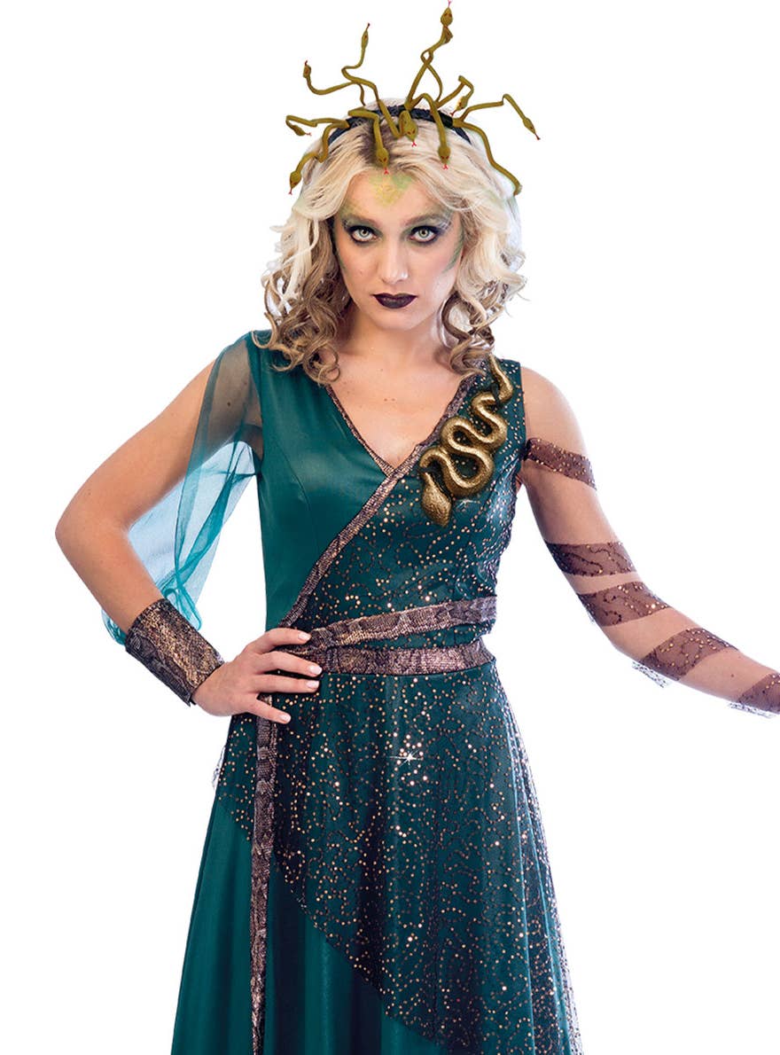 Image of Mythical Ancient Medusa Women's Costume - Alternate Image