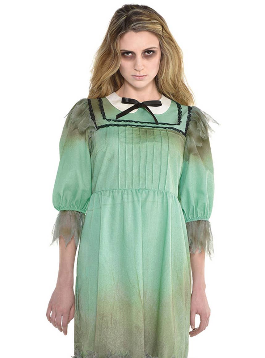 Image of Dreadful Darling Twin Women's Halloween Costume - Close Image