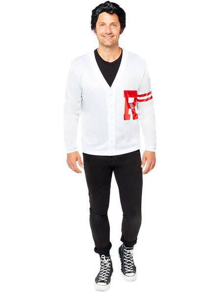 Rydell High Men's Danny Zuko Grease Letterman Costume Jacket - Front Image