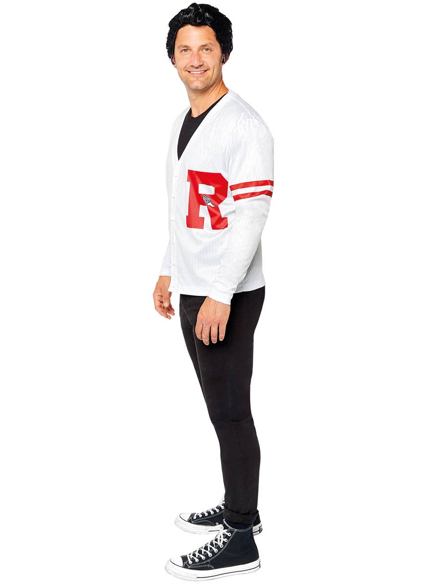 Rydell High Men's Danny Zuko Grease Letterman Costume Jacket - Side Image