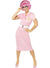 Plus Size Pink Frenchy Women's Officially Licnesed Grease Costume Front Image