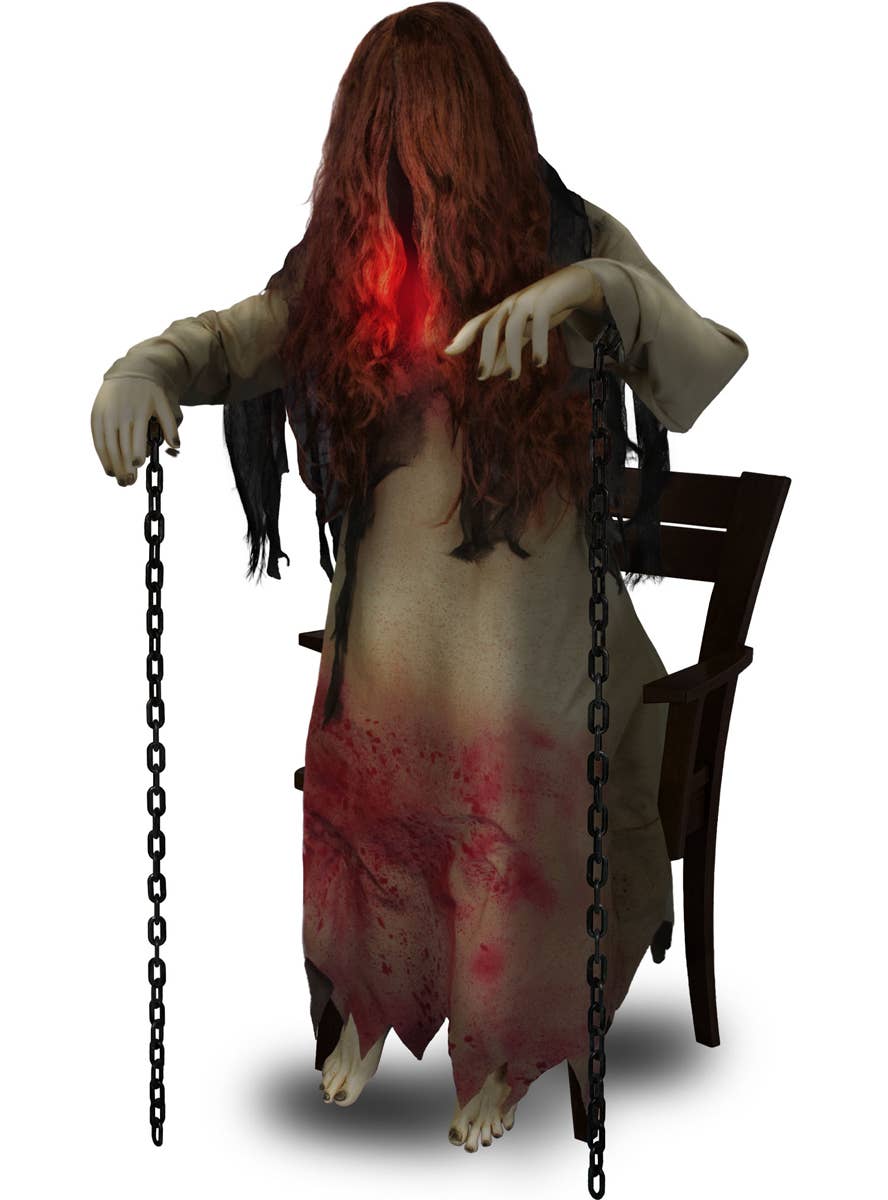 Image of Animatronic Rising Possessed Woman Deluxe Halloween Decoration