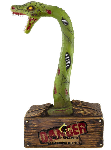 Image of Animatronic Zombie Snake Deluxe Halloween Decoration