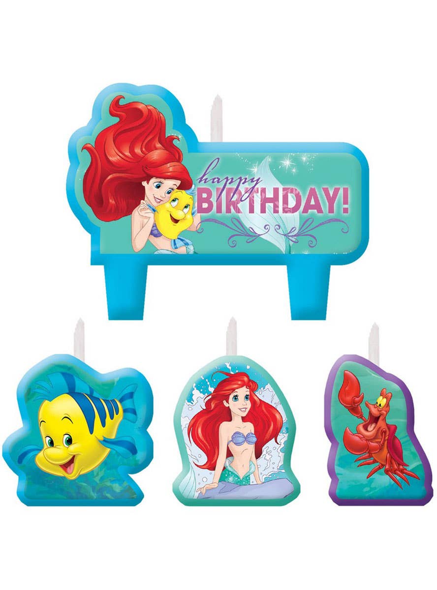 Image of Ariel Dream Big Birthday Cake Candle Set