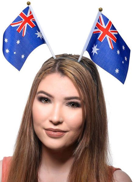 Australia Day Australian Flags on Headband 