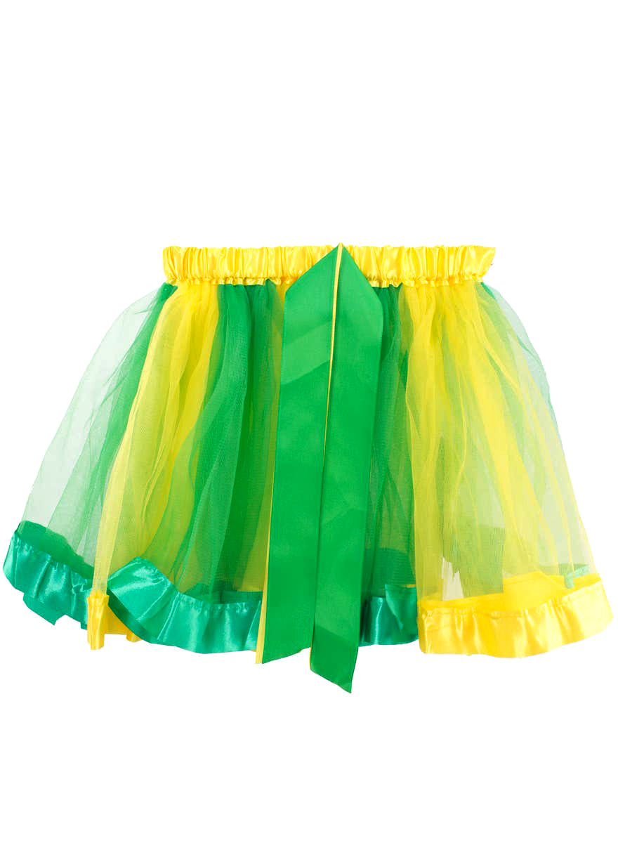 Green and Gold Womens Aussie Tutu Costume Skirt