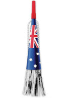Image of Aussie Flag Horn Necklace Costume Accessory