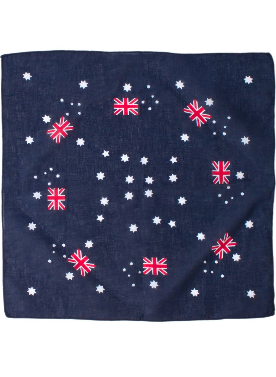 Navy Blue Australian Flag Bandana - Alternative Image