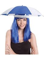 Image of Australia Day Blue And White Umbrella Hat