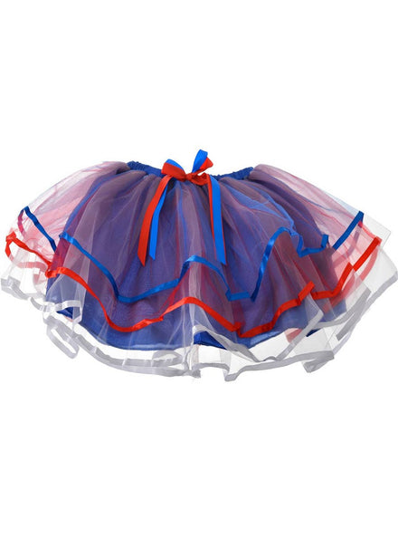 Australia Day Blue, Red and White Womens Tutu - Main image