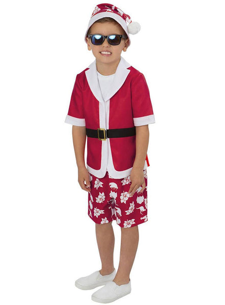 Image of Australian Christmas Toddler Boys Short Sleeved Xmas Costume