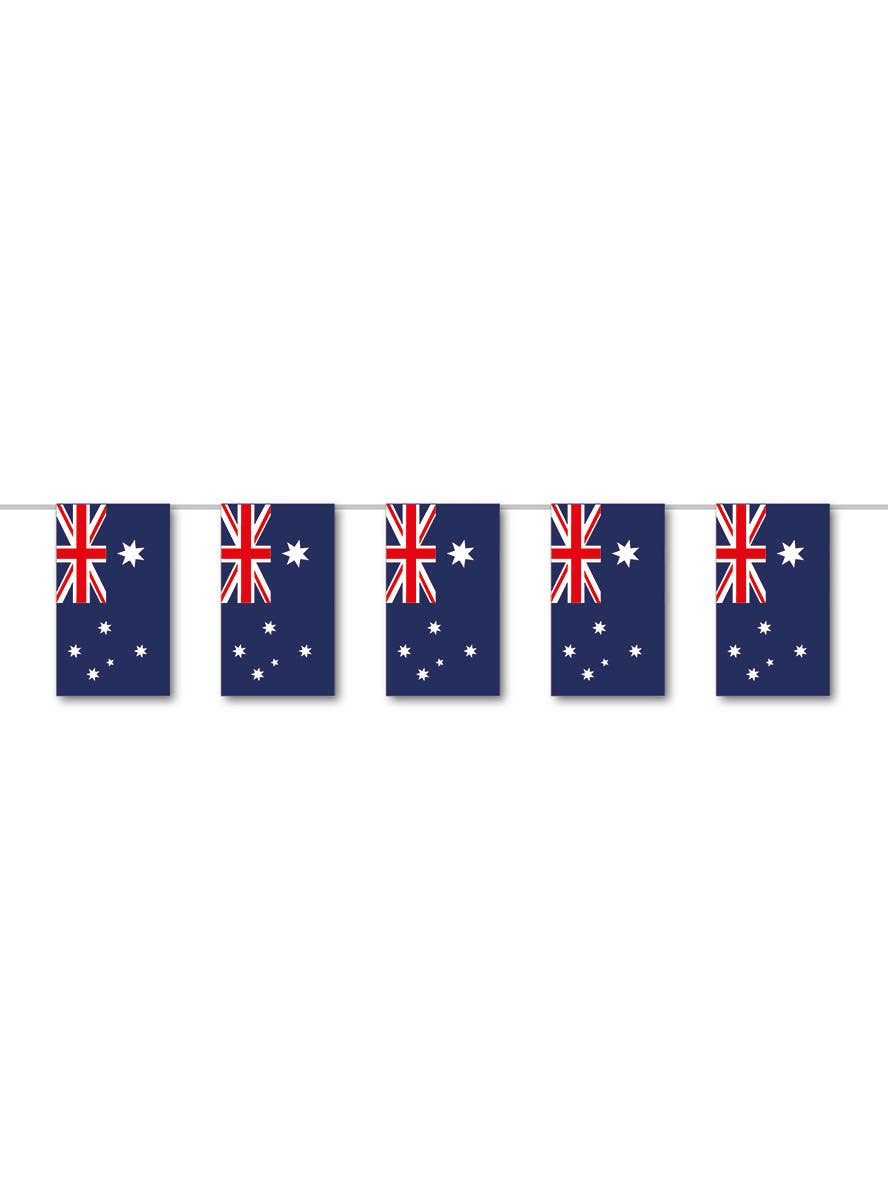 Image of Australia Day 5 Flag 1.9m Long Bunting Decoration