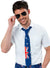 Image of Australian Flag Print Costume Tie