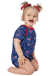 Image of Australian Flag Printed Toddler Girls Costume Romper