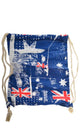 Australia Day Australian Flags Canvas Beach Bag