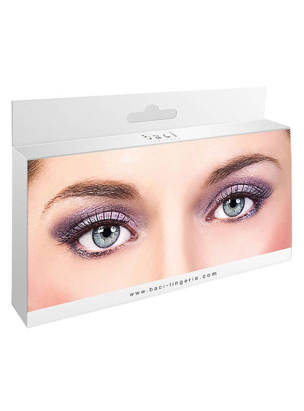 Women's Natural Black Delicate False Fake Eyelashes Accessory Packaging Image 4