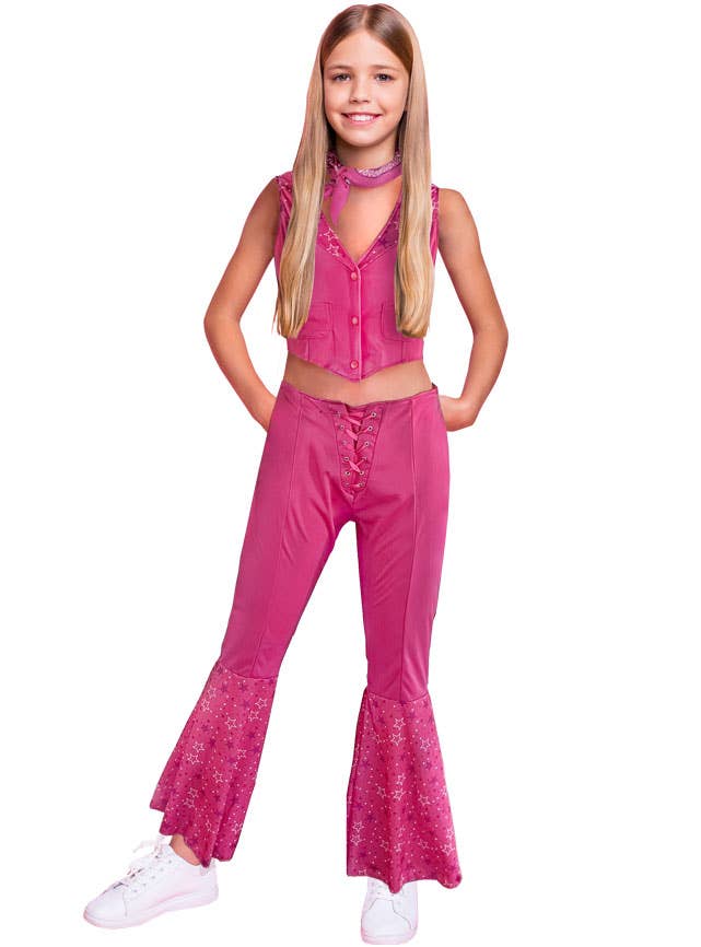 Image of Pink Cowgirl Barbie Inspired Girls Costume