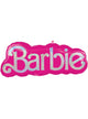 Image of Barbie Logo 81cm Supershape Foil Party Balloon