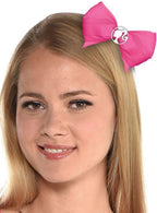Image of Barbie Pink Bow Hair Clip Costume Accessory