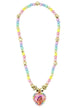 Image of Licensed Rainbow Barbie Girl's Costume Necklace