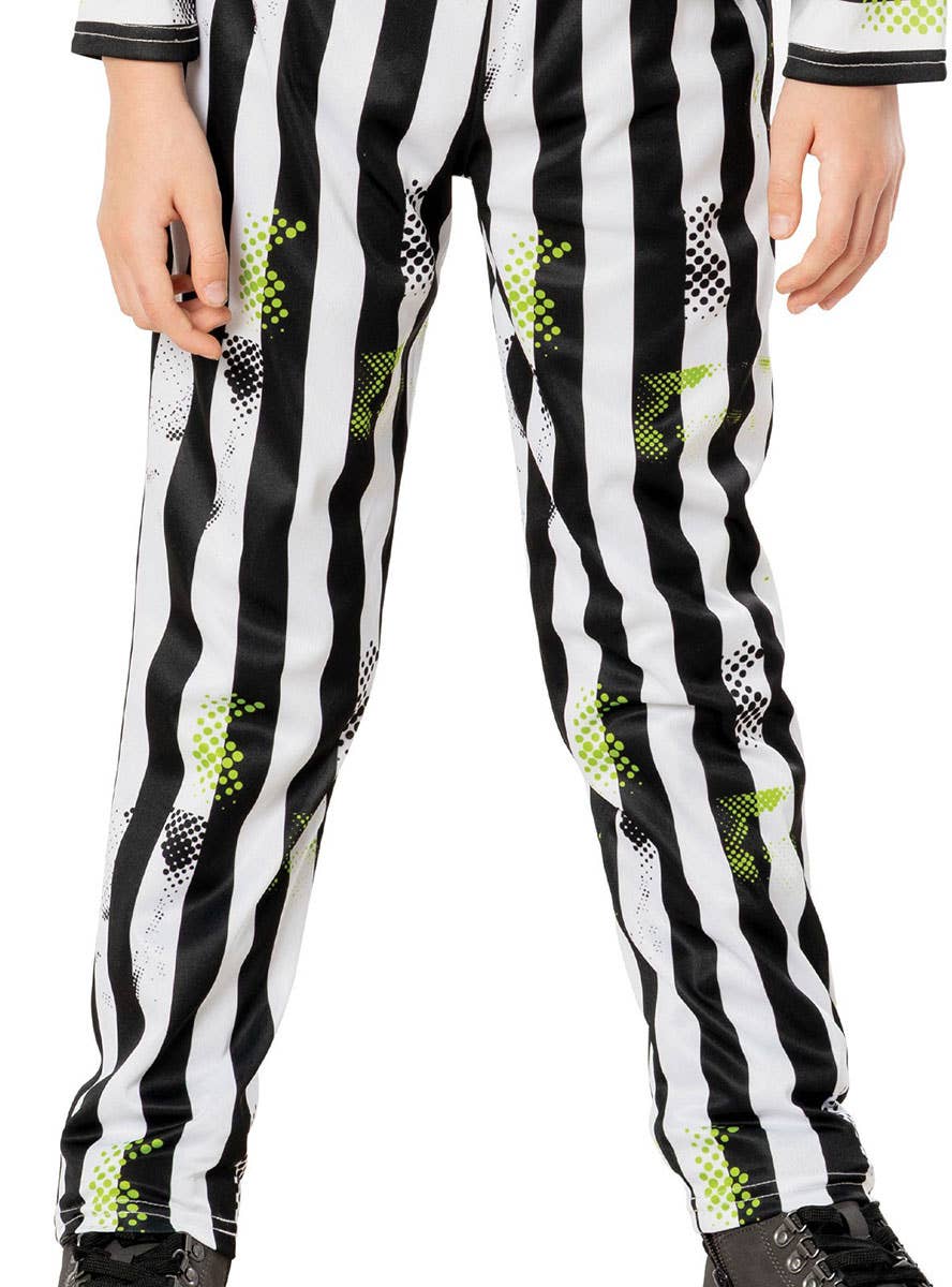 Image of Beetlejuice Deluxe Boys Halloween Costume - Close Up 2