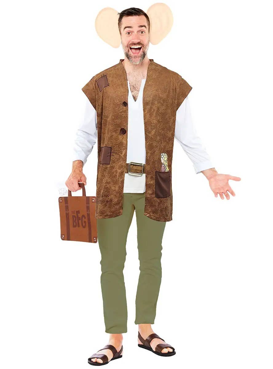 Image of The BFG Roald Dahl Men's Plus Size Book Week Costume - Alternate View 2