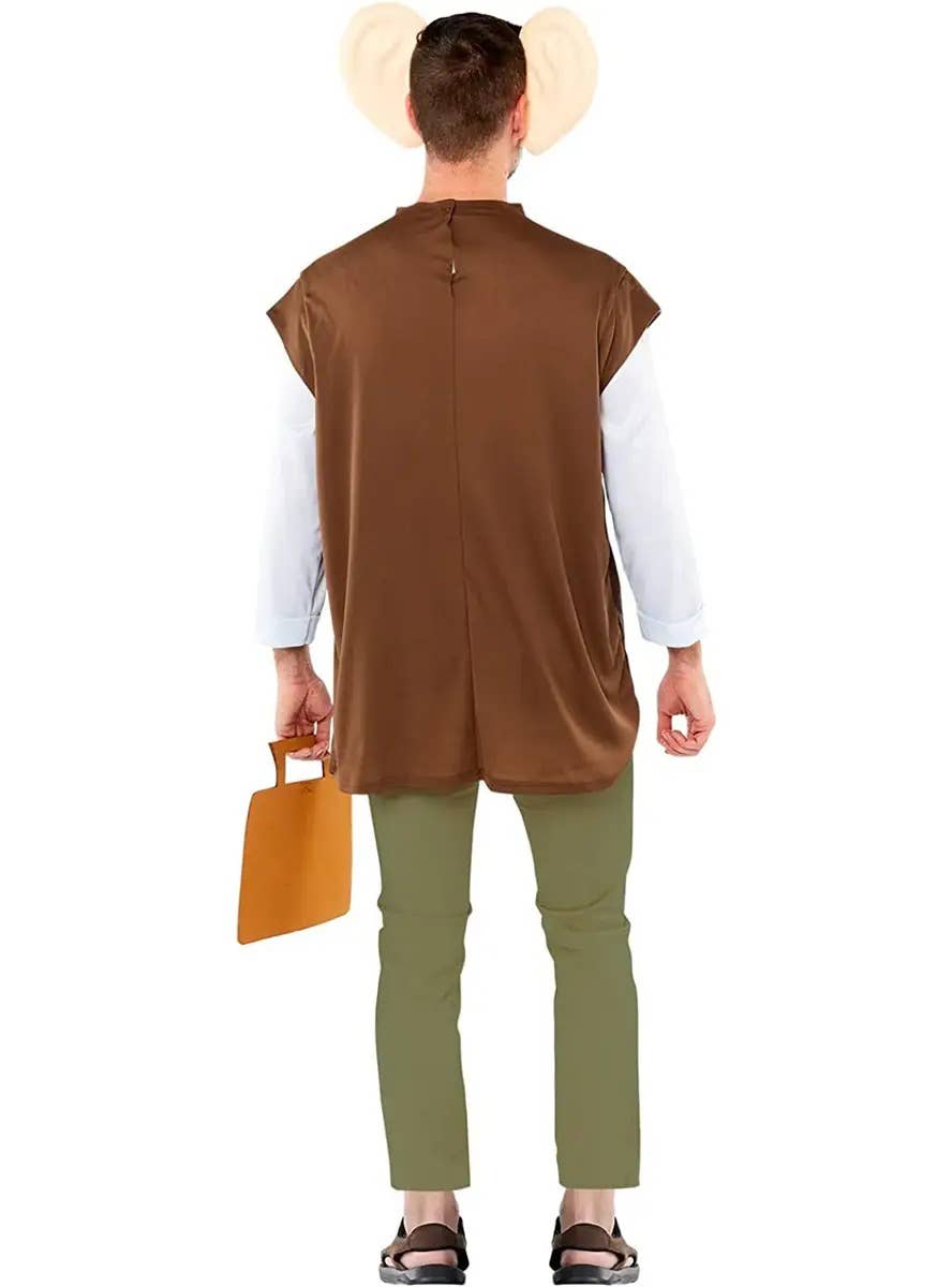 Image of The BFG Roald Dahl Men's Plus Size Book Week Costume - Back View