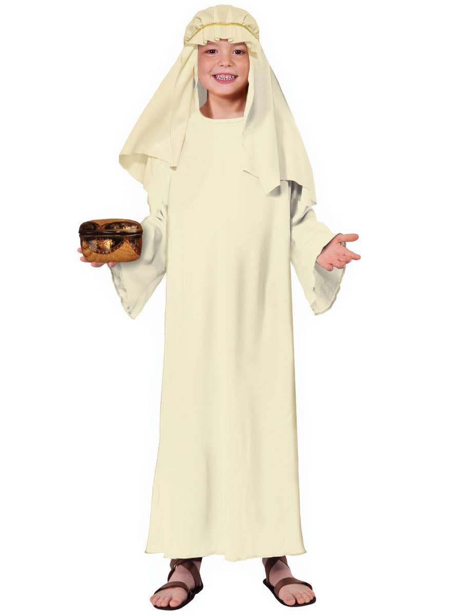 Image of Wiseman Kids Ivory Christmas Nativity Costume