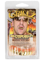 Image of Solid Gold Grillz Gangster Costume Teeth