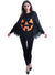 Image of Jack O Lantern Print Women's Halloween Costume Poncho - Front Image