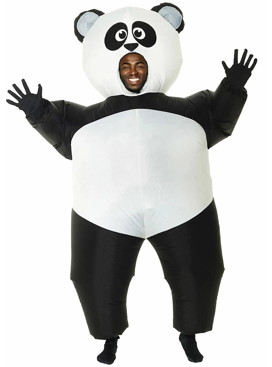 Image of Inflatable Black and White Panda Adults Costume