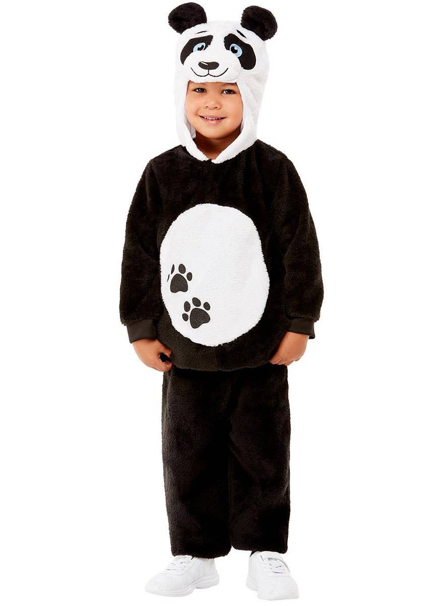 Image of Panda Toddler Boys Hooded Animal Costume