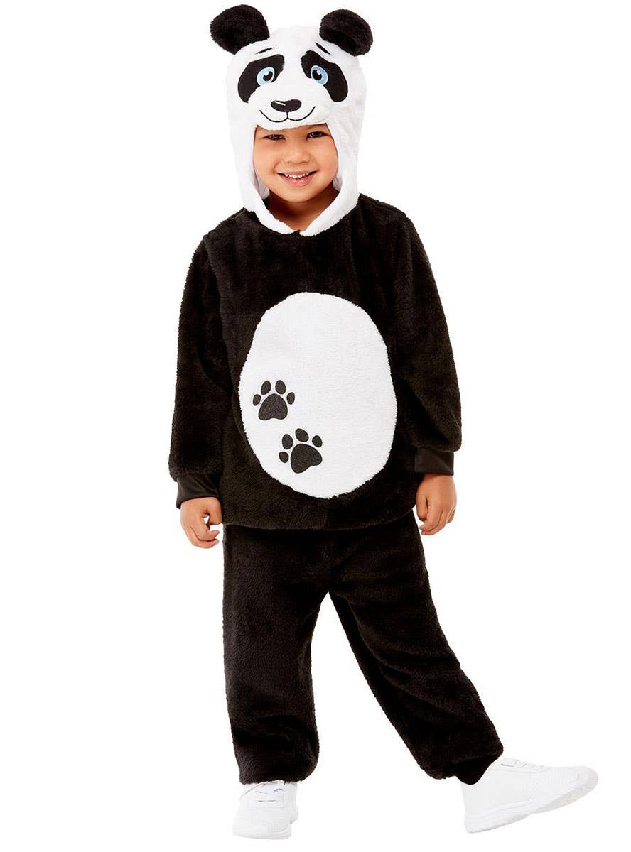 Image of Panda Toddler Boys Hooded Animal Costume - Alternative