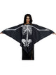 Image of Chilling Adults Skeleton Print Halloween Costume Poncho