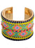 Image of Decorative 1970's Boho Wrist Cuff Costume Bracelet