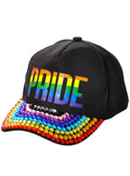Image of Bedazzled Rainbow Pride Mardi Gras Costume Hat