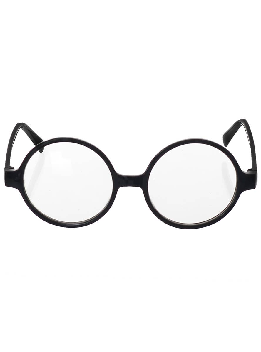 Image of Thick Black Rimmed Harry Potter Style Costume Glasses - Main Image