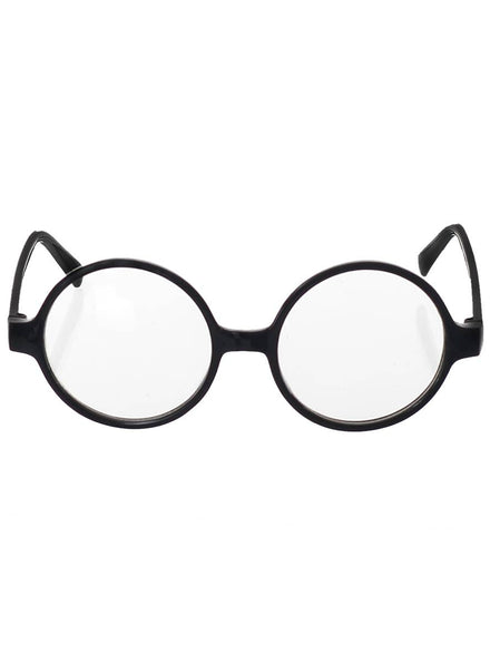 Image of Thick Black Rimmed Harry Potter Style Costume Glasses - Main Image