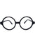 Image of Classic Round Black Rimmed Costume Glasses