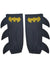 Image of Stretchy Black Wet Look Batgirl Girl's Costume Gauntlets - Main Image