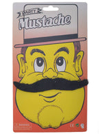 Image of Stick-On Wide Black English Style Costume Moustache