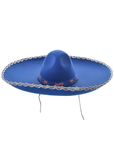 Blue Sombrero Australia Day Costume Hat - Main Image