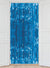 Image of Blue Foil Tassel 2m x 90cm Backdrop Decoration