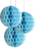 Image of Blue Honeycomb 29cm Hanging Decoration