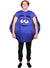 Image of Funny Blue M&M Character Adult's Dress Up Costume